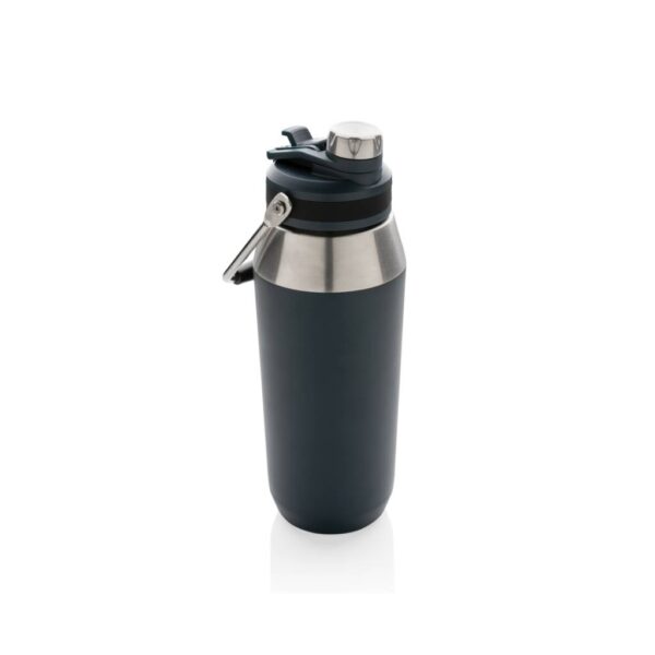 Vacuum stainless steel dual function lid bottle 1L