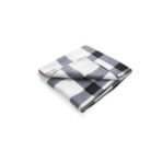 Soft plaid fleece blanket