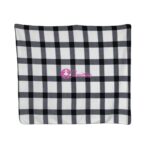 Soft plaid fleece blanket - Image 5