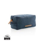 Canvas toiletry bag PVC free - Image 2