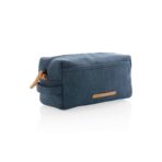 Canvas toiletry bag PVC free