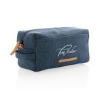 Canvas toiletry bag PVC free - Image 11