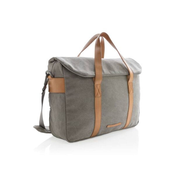 Canvas laptop bag PVC free