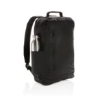 Fashion black 15.6" laptop backpack PVC free - Image 3