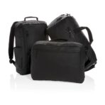 Fashion black 15.6" laptop backpack PVC free - Image 10