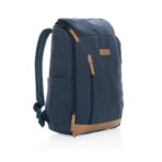 Impact AWARE™ 16 oz. recycled canvas 15" laptop backpack - Image 8