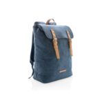Canvas laptop backpack PVC free