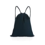 Impact AWARE™ recycled cotton drawstring backpack 145g - Slika 4