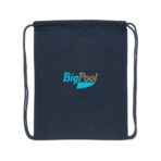 Impact AWARE™ recycled cotton drawstring backpack 145g - Slika 5