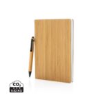 A5 Bamboo notebook & pen set - Image 2