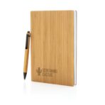 A5 Bamboo notebook & pen set - Image 6