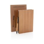 A5 Bamboo notebook & pen set - Image 8