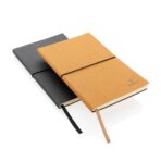 A5 recycled leather notebook - Image 8