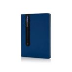 Standard hardcover PU A5 notebook with stylus pen