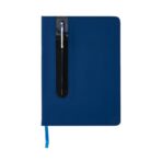 Standard hardcover PU A5 notebook with stylus pen - Image 4