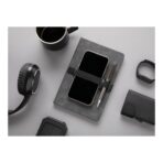 Deluxe hardcover PU notebook A5 with phone and pen holder - Image 10