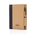 Kraft spiral notebook with pen - Slika 6