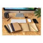 Kraft spiral notebook with pen - Slika 8