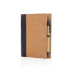 Plutana spiralna bilježnica s olovkom