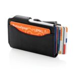 Standard aluminium RFID cardholder with PU wallet - Slika 5