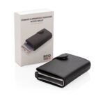 Standard aluminium RFID cardholder with PU wallet - Slika 10