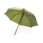 23" Impact AWARE™ RPET 190T auto open bamboo umbrella - Slika 5