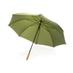 27" Impact AWARE™ RPET 190T auto open bamboo umbrella - Slika 5