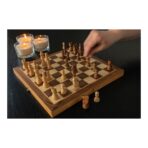 Luxury wooden foldable chess set - Slika 10