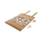 Britton cork foldable backgammon and checkers game set - Image 3