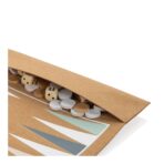 Britton cork foldable backgammon and checkers game set - Image 5