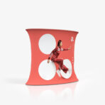 Tekstilni pult OVAL – jednostrani print