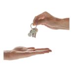 RCS recycled zinc alloy radiator key keychain with coin - Slika 5