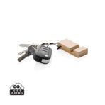 Standkey bamboo keychain phone stand - Image 2