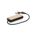 Povežite RCS recikliranu plastiku i bambus dual Input USB hub