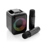 Singvibe RCS recycled plastic karaoke set with double mic - Slika 3