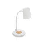 Zenara RCS recycled plastic and cork 15W wireless desk lamp