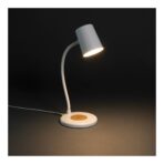 Zenara RCS recycled plastic and cork 15W wireless desk lamp - Image 11