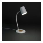 Zenara RCS recycled plastic and cork 15W wireless desk lamp - Image 12