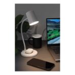 Zenara RCS recycled plastic and cork 15W wireless desk lamp - Image 14