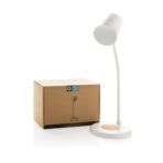 Zenara RCS recycled plastic and cork 15W wireless desk lamp - Image 15