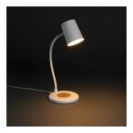 Zenara RCS recycled plastic and cork 15W wireless desk lamp - Image 10