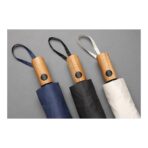 Kaycey 21" AWARE™ RPET Acacia wood mini auto open umbrella - Slika 9