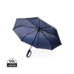Yara 21" AWARE™ RPET solid colour umbrella with carabiner - Slika 2
