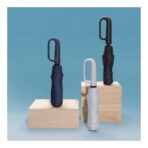 Yara 21" AWARE™ RPET solid colour umbrella with carabiner - Slika 8