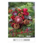 "BUKETI" 13 list., dim: 30,5x50 cm, PVC vrećica, P/50, kolor kalendar