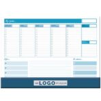 Stolna mapa PLAVA, ravnalo, dim:47x34cm, P/20