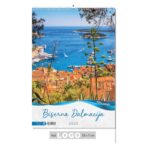 "BISERNA DALMACIJA" 13 list., dim: 33x55 cm, PVC vrećica, P/40, kalendar u boji