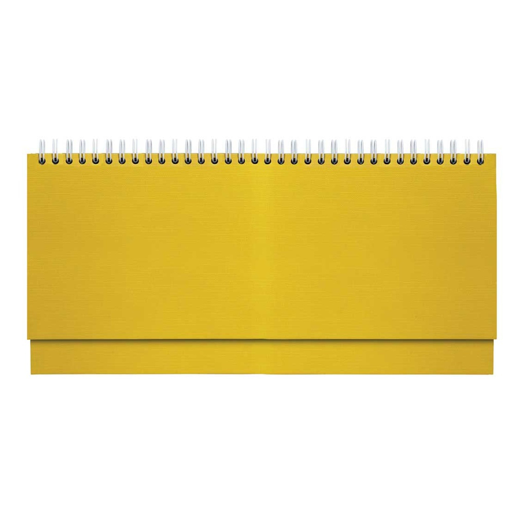 0-02og002130-ef38b33d Planer STOLNI BRISTOL ŽUTI, spiralni, dim:30x14,5cm, 128 str. P/50 - Image 1