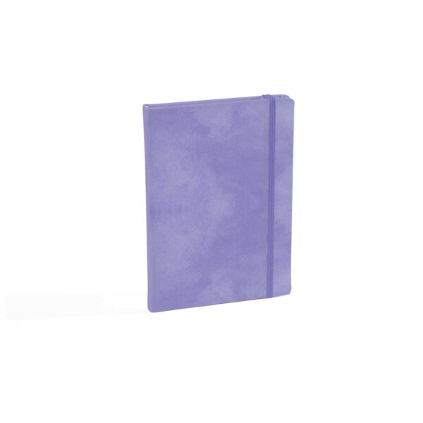 "SANTANO" LILA NOTES A5, s gumicom, dim:14,8x21cm, P/20