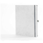 "ATENA" BIJELI rokovnik A4, dim: 21x26,5cm, 192 str., gumica, gumica za olovku P/20